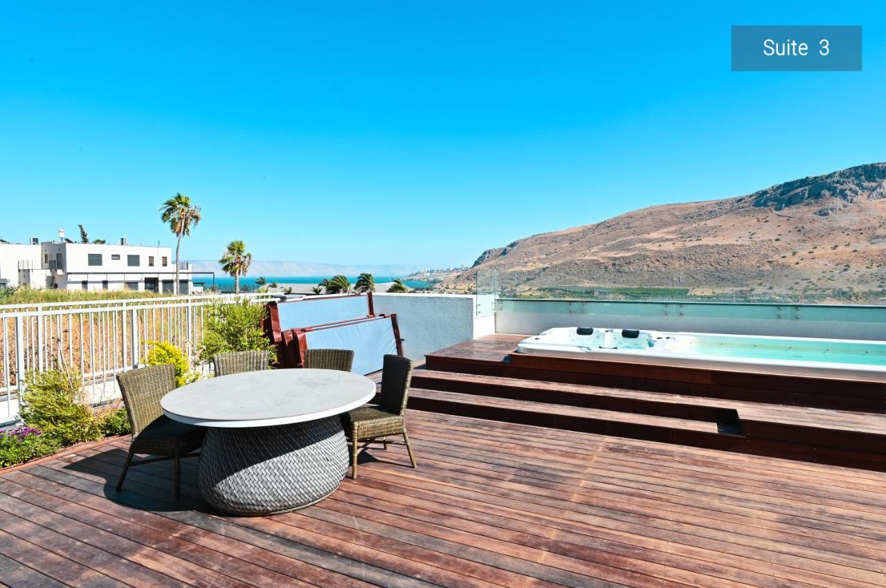 Yalarent Magdala Resort- Luxury Suites With Pool Or Jacuzzi With Sea View Migdal Esterno foto